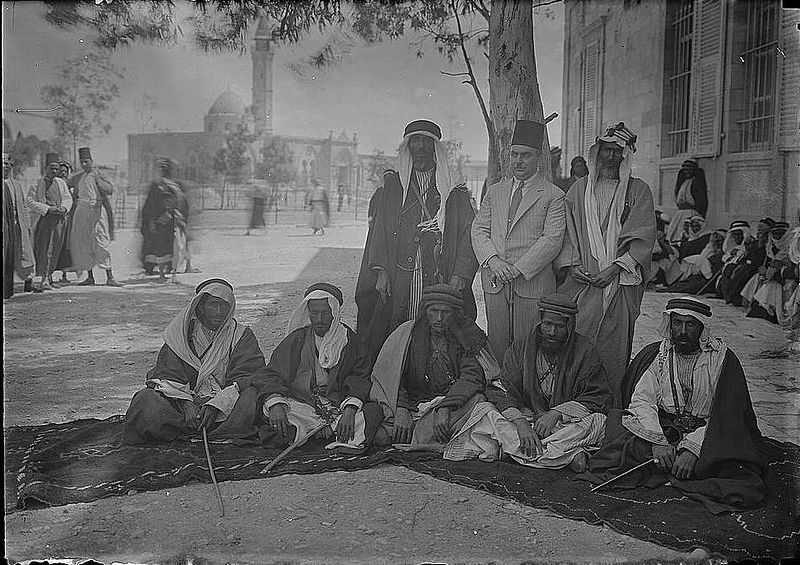 A warlike tribe. The sheikhs of ??? in 1930s Beer Sheva