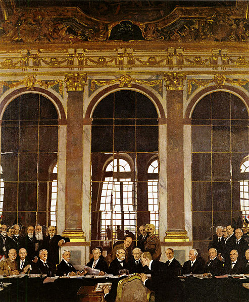 The primary cause of the Second World War? The Signing of the Versailles Treaty. Photo: Wikimedia