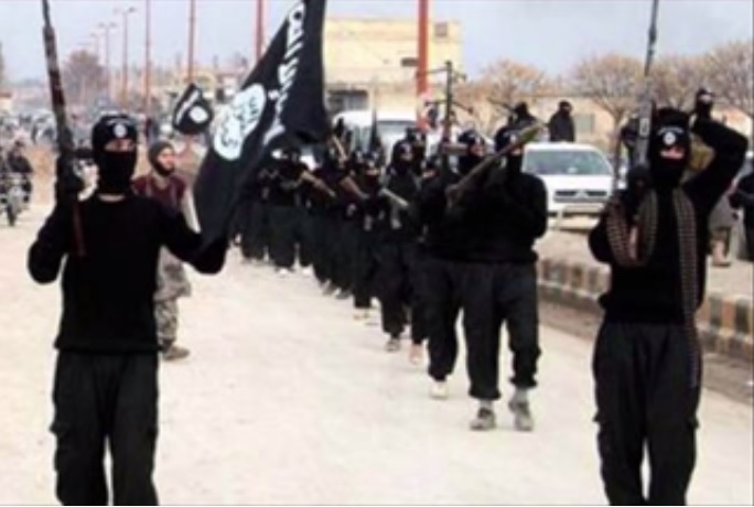 מצעידים את העולם אחורה; פעילי דאע"ש בעיראק. צילומסך