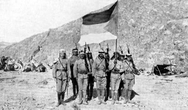 The Great War unleashed a whole series of causes. Soldiers in the Arab Revolt. Photo: Wikimedia