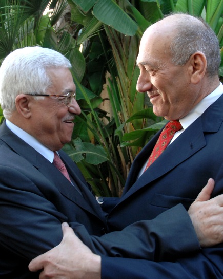 Meeting Olmert Abu Mazen