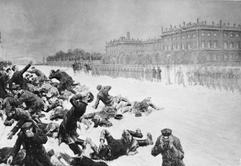 The Czarist Slaughter that sparked the 1905 revolution. Bloody Sunday. Photo: Wikimedia