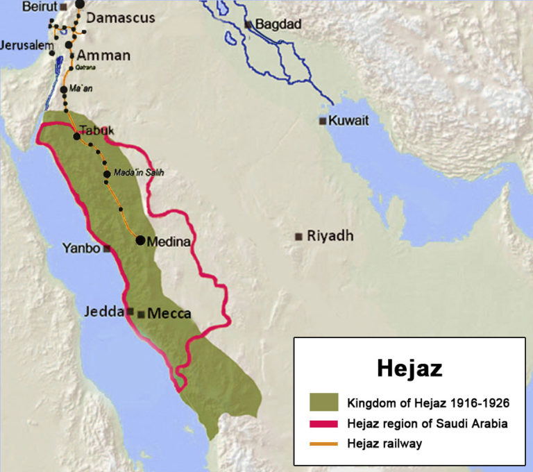 Hejaz Map – Mida